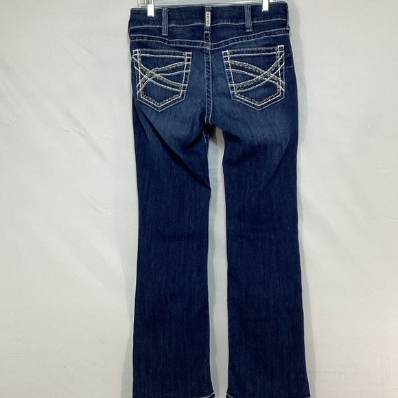 Ariat 30R Dark Blue Boot Cut Jeans - Picture 5 of 16